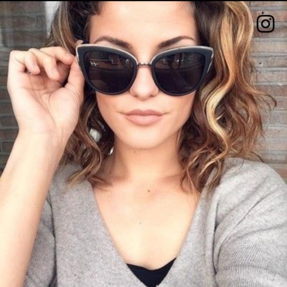 Oversized Cat Eye Sunglasses - Quay Australia